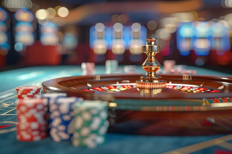 Live dealer blackjack table with professional dealer and player interface